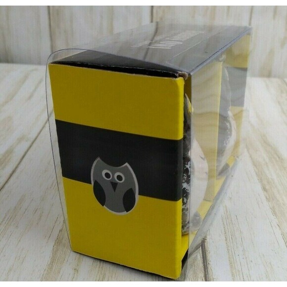 Owl Salt & Pepper Shakers Set Ceramic Hand Painted Kitchen Birds New - Picture 5 of 6